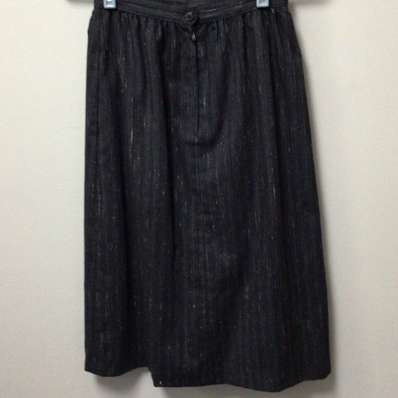 Stirling Cooper - Vintage Navy blue skirt & jacket suit with red & white threads - Picture 4 of 12